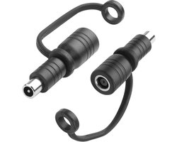 SnelShoppen - DC 8020 naar DC 8016 Adapter Plug Set van 2, 12V-36V, 200W Max, Voor Zonnepanelen, Draagbare Generatoren, Balance Scooters en Elektronis