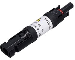 Solar PV Fuse Connector Male Female IP67 1000V Fuse Holder, Waterproof Panel Cable Jamming Diode Holder for Solar Panel and Transducer(30A)