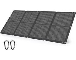 Sounix Opvouwbaar Zonnepaneel - 30W - USB C en USB - Dubbele Aansluiting - Noodpakket - Draagbaar Zonnepaneel - Mobiele Telefoon Oplader