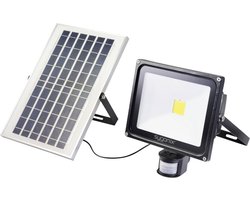 Sygonix SY-5461112 Spot op zonne-energie met bewegingsmelder 50 W Lichtkleur (naam): Neutraalwit
