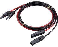 Sygonix SY-6407666 Verlengkabel 4 mm² Solarstecker (Stecker und Buchse) Kabellengte 2 m