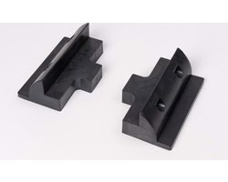 Tussenblokken zwart t.b.v. zonnepaneel (2 stuks)