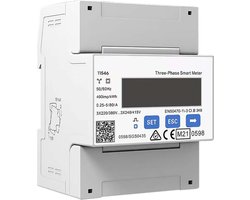 V-TAC VT-DTSU666 Driefasenmeter - Wit