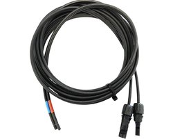 Verbindingskabel voor zonnepanelen MC4 naar draadeindhulzen - 3 m, 4 mm², voor laadregelaars