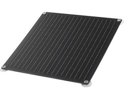 VEVOR 12V monokristallijn zonnepaneelset 20W, acculader met ingebouwde slimme controller en 3 verbindingskabels, draagbaar voor camper, auto, motorfiets, boot, busje en camper