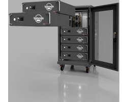 Voltsmile RPC cabinet 22U - maximaal 6x 5kWh V-serie batterij