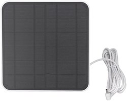 voor Ring Zonnepaneel, 12W Zonnepaneel Camera Oplader voor Ring voor Camera voor Stick Up Cam Batterij 2e en 3e Generatie IP65 Waterdicht Verstelbaar Wandmontage (WHITE)