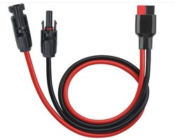 WNHB® Zonnepaneel Verlengkabel 60cm – Solar naar Anderson Stekker – 10AWG – 45A – Voor Draagbare Generatoren