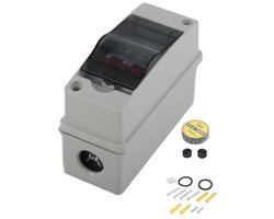 Zonne-energie DC Isolator Schakelaar - 500V IP65 Waterdichte PV Ontkoppelaar voor Fotovoltaïsche Systemen (20A)