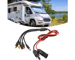 Zonne MC_4 Naar Anderson Kabel 1M - Anderson/Xt60/7909 Adapterkabel Pv-Batterijpakketten Verbindingslijn Voor Campers Kamperen Zonnepaneel