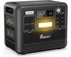 Zonnegenerator 2400 W met 2048 Wh Accu en Snelle Oplaadfunctie voor Camping en Noodstroom