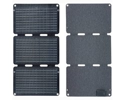 Zonnepaneel - 20 W - Opvouwbaar - Hoog Rendement