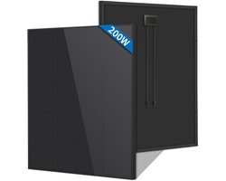 Zonnepaneel 200W Monokristallijn - Efficiënt en Licht voor Campers, Caravans en Daken