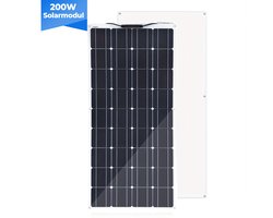 Zonnepaneel 200W – Solar Paneel – Flexibel Panneel – Monokristallijn – Opvouwbaar – Ultralicht Design – 12V Output – Weerbestendig Aluminium Frame