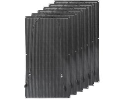 Zonnepaneel - Monokristallijn - Zonnepanelen - ETFE Zonnepaneel - 18V - 600W - 6 Stuks - Flexibel - Duurzaam - Waterdicht