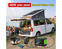 Zonnepaneel - Opvouwbaar Zonnepaneel - Sun Power - Zonnecellen Oplaadbatterij - 120W - Draagbare Zonneoplader - Waterdicht - voor Camping, RV, Tuin en Dak