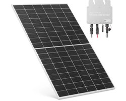 Zonnepaneel – Photovoltaïsch Paneel – Solar Panel – Zonne-energie – Balkon Zonnepaneel – 350W Vermogen – Compact & Inclusief Micro-omvormer