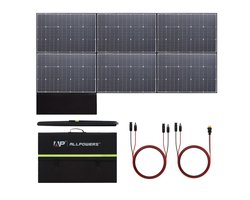 Zonnepaneel – Solar Panel – Zonnecel – Opvouwbaar Paneel – Draagbaar Zonnepaneel – 600W Vermogen – 23% Efficiëntie, Lichtgewicht & Compact