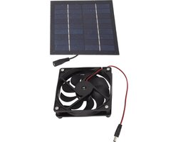 Zonnepaneel Ventilatorkit Aangedreven Door Zonnepaneel - Buitenkoelstal Ventilator voor Broeikas .