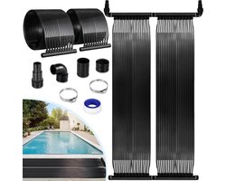Zonnepaneel - Zonnecollector - Zonnecel Oplader - Zonnepanelen met Stekker - Solar Zwembadverwarming - Zonnepaneel Verwarmer - Pool Heater - Zwembad Verwarming Zonne energie - 500x75 cm – Weerbestendige PE Verwarming voor Buitenzwembaden & Spa’s