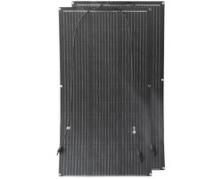 Zonnepaneel - Zonnepanelen - Zonnepanelen met stekker - Zonnepaneel camper - Zonnepanelen plat dak - 200W - Hoogwaardige ETFE Flexibele Zonnepaneel Monokristallijn Kit voor 12V Acculader - Off-Grid Power Camping