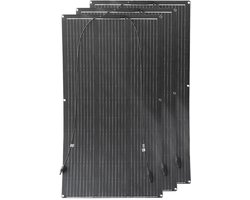 Zonnepaneel - Zonnepanelen - Zonnepanelen met stekker - Zonnepaneel camper - Zonnepanelen plat dak - 300W - Hoogwaardige ETFE Flexibele Zonnepaneel Monokristallijn Kit voor 12V Acculader - Off-Grid Power Camping