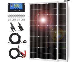 Zonnepanelen Compleet Pakket - Plug & Play met Stekker - Zonnepaneel Plat Dak - ( Amount of W ) - Energie