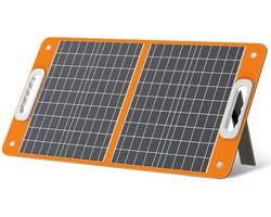 Zonnepanelen - Draagbare Solar Lader - Opvouwbaar Zonnepaneel - Zonne Energie - 60W - met 18V Output en USB/DC - voor Camping, RV & Thuisgebruik