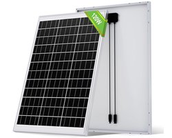 Zonnepanelen met Stekker - Zonnepaneel-Oplader - Zonnepaneel - 120W - Inc. 12V Zonnepaneel - Zonne-Laadregelaar - Zonnekabel - Z-Bevestigingsklemmen - voor Camping - Caravan - Huishouden - Off-grid-systeem - Noodsituatie