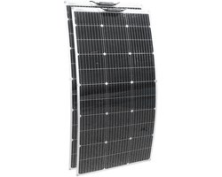 Zonnepanelen - Zonnepaneel - Monokristallijne - Voor Camping - Huis - Auto - 200W - Flexibele - Waterdichte - Off-Grid 12V Systeem - 2 Stuks