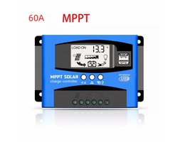 Zonneregelaar - Zonneladerregelaar Paneelregelaar - Dubbele USB Digitale LCD - Zonne-energieregelaar - 12V24V adaptieve loodzuur-lithium-accu universele regelaar- adventskalender 2025