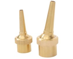 1/2" messing DN15 fonteinsproeiers, fonteinsproeier, 100% messing verstelbare sproeikop, geschikt voor tuinvijvers en fonteinen, brengt prachtige lineaire visuele effecten van 3-12 voet (1-4 meter)