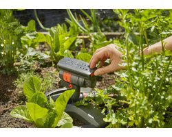 2x Gardena AquaZoom Compact Zwenksproeier 3-18m