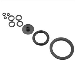 Allecta - Set van 10 Zwarte Rubberen Sproeier Afdichtringen - Onderdelen voor Tuin Sproeier - Duurzaam en Nuttig - Essentiële Accessoires