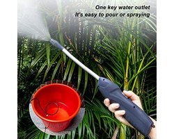 Allecto- Automatische Elektrische Sproeier - Oplaadbare Lithium Batterij - Buigbare Watersprinkler - Ergonomische Handgreep - Tuinieren - Gazon en Planten - Groen - Geschikt voor Buiten - 2m Slang lengte - Waterbesparend