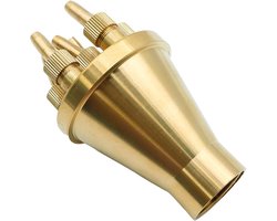 Allecto - Fonteinsproeier - Tuinvijver - Messing - Fonteinsproeigereedschap - Watersproeier - Geschikt voor Midden Rechte Stijl - 1" DN25 - Sproeierkop