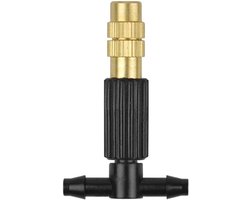 Allecto plus - 15-delige set Verstelbare Messing Mist Spray Verstuivers met Koperen Nozzles en Watering Druppelaar Kit voor Tuinirrigatie