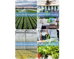 Allecto Plus - Tuinslangverbinder T-stuk voor irrigatie in de tuin - 16 mm - Set van 10 stuks