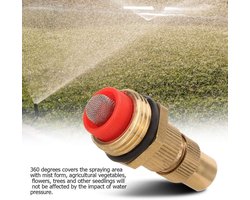 Allecto Plus - Verstelbare Misting Spray Nozzle voor Tuin en Gazon Irrigatie met Messing Spray-head