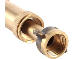 Allecto- Sproeikop Agrarische Nozzle - Fijne Afwerking - G1/4 Sproeier voor Gazon Watering - Geschikt voor Landbouw Irrigatie - Zwart RVS Materiaal Nozzle Sproeier voor Tuinbesproeiing.