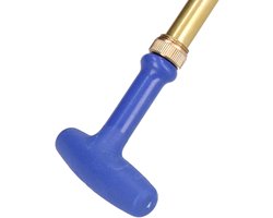 Allecto - Tuinspuit met Dubbele Sproeiers - Watersproeier - Telescopische Koperen Stang - Misting - Waterstraal - Geschikt voor Buiten - Groen - G3/4 Vrouwelijke Draad