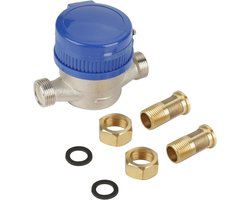 Allecto- Watermeter - Tuinset - Koudwatermeter - Geschikt voor Thuisgebruik - IJzer - ABS - 15 mm - 1/2 inch - Met Beschermhoes - Kleur of Model