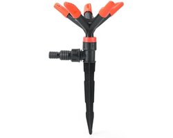 Automatische Tuinsproeie - Verstelbare Hoogte - 360° Tuin Sprinkler Rotatie - 5-Armig - Roterende Gazonsproeier - Sprinkler - Water Sproeier - Beregeningssysteem - Geschikt Voor Het Bewateren Van Planten, Gazonirrigatiesysteem Voor Buiten