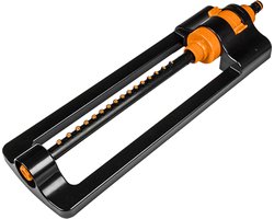 Bradas zwenksproeier – Tot 336 m² – 16 sproeinozzles – Compact – Instelbaar bereik – Inclusief reinigingspin – Gardena koppeling