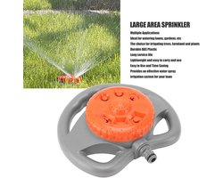 Cosensi - Tuinsproeier voor grote oppervlakken met 8 patronen, irrigatiesproeier voor de tuin