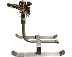 Deltaline Sproeislede 3/4" met messing sector sproeier VIR 60 en geka koppeling , 5 tot 15 meter sproeistraal, volledig gemonteerd en getest op 4 bar