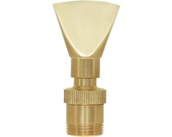 Fonteinsproeier 1/2 inch DN15 en 3/4 inch DN20 messing smalle waaiersproeier geschikt voor tuinvijver pretpark museum