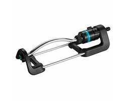 Gazon sproeier – Tuin sproeier – Vloersproeier – Aluminium watersproeier – Cirkel sproeier – Geluidsarme tuin sprinkler – Beregening voor gazon planten en bloembedden – Verstelbaar bereik via waterdruk – Compact ontwerp