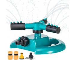Gazonsproeier - Tuinsproeier - Gazon Bewateren - 360 Graden Rotatie - 21 cm - Blauw