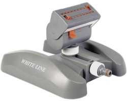 Gazonsproeier voor Irrigatie tot 366 m², Impulssproeier in Grijs, Compact 10 x 10 x 6 cm